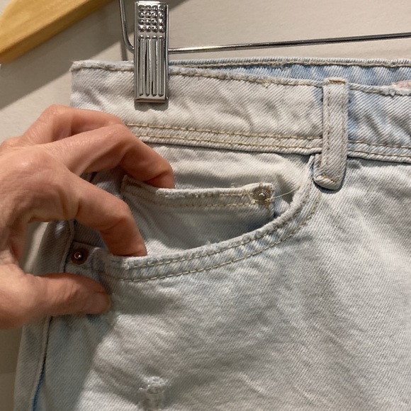 ZARA Light Blue Denim Jean Mini Skirt medium​ - Picture 3 of 11